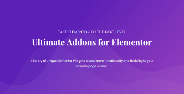Ultimate Addons for Elementor v1.31