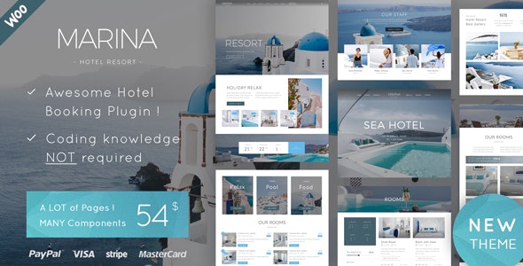 Marina v2.0 - Hotel & Resort WordPress Theme