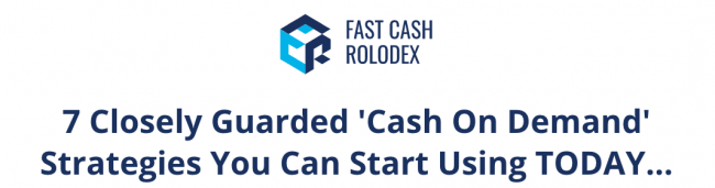 Jacob Caris – Fast Cash Rolodex