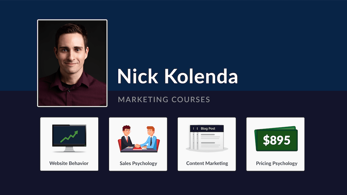 Nick Kolenda – Sales Psychology