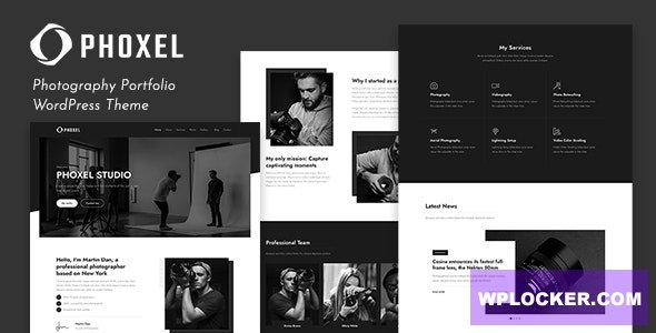 Phoxel v1.0 - Photography Portfolio WordPress Theme