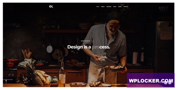 Foodex v1.0 - One Page Restaurant WordPress Theme