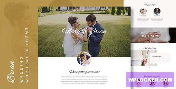 Brian v1.0 - Wedding WordPress Theme