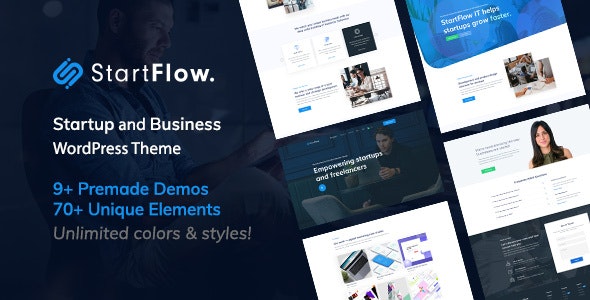 Start Flow v1.18 - Startup and Creative Multipurpose WordPress Theme