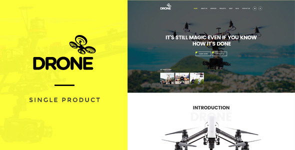 Drone v1.29 - Single Product WordPress Theme