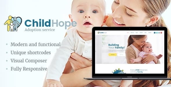 ChildHope v1.1.4 - Child Adoption Service & Charity Nonprofit WordPress Theme