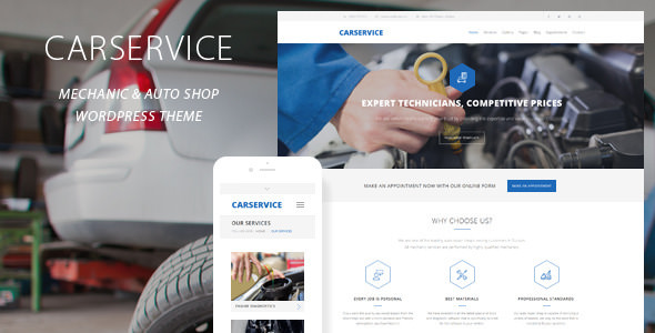 Car Service v6.6 - Mechanic Auto Shop WordPress Theme