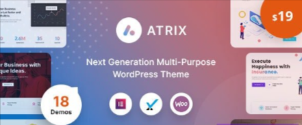 Atrix v1.0.0 - Creative Multipurpose WordPress Theme