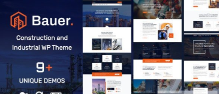 Bauer v1.17 - Construction and Industrial WordPress Theme