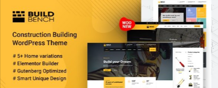 Buildbench v2.1.2 - Construction Building WordPress Theme