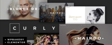 Curly v2.7 - A Stylish Theme for Hairdressers and Hair Salons