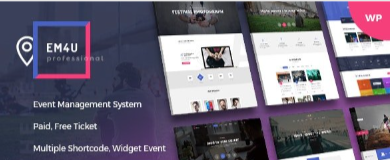 EM4U v1.5.5 - Events WordPress Theme for Booking Tickets