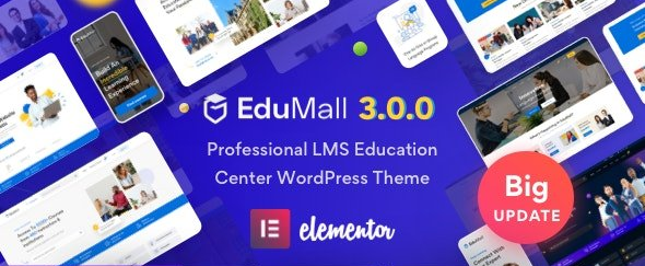 EduMall v3.2.2 - Professional LMS Education Center WordPress Theme