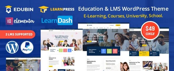 Edubin v8.12.13 - Education LMS WordPress Theme