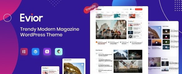 Evior v2.1 - Modern Magazine WordPress Theme