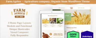 Farm Agrico v1.3.3 - Agricultural Business WordPress Theme