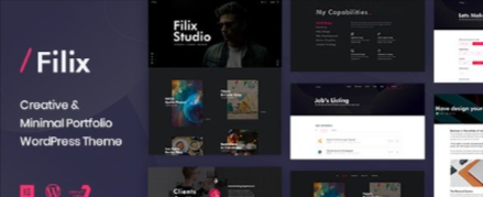 Filix v1.2.11 - Creative Minimal Portfolio WordPress Theme