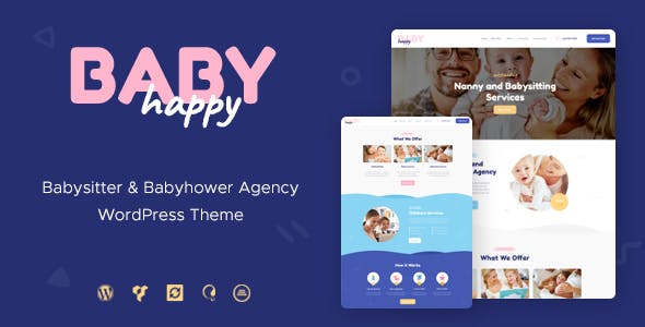 Happy Baby v1.2.4 - Nanny & Babysitting Services WordPress Theme