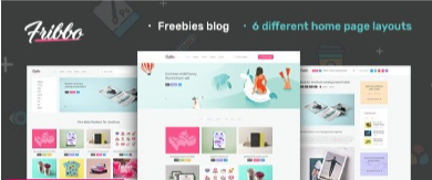 Fribbo v1.0.4 - Freebies Blog WordPress Theme