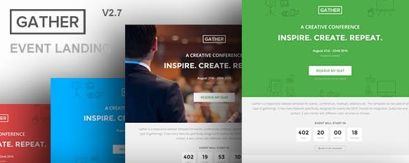 Gather v3.0.6 - Event & Conference WP Landing Page Theme