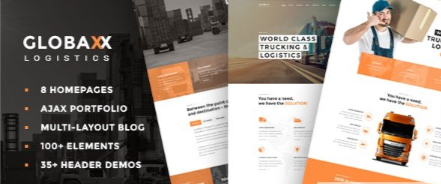 Globax v3.5 - Logistics WordPress Theme + Woocommerce