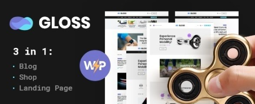 Gloss v1.0.5 - Viral News Magazine WordPress Blog Theme + Shop