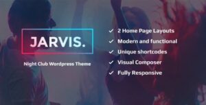 Jarvis v1.8.5 - Night Club, Concert, Festival WordPress Theme