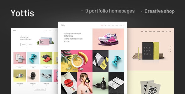 Yottis v1.0.5 - Personal Creative Portfolio WordPress Theme + Store