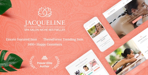 Jacqueline v2.3.1 - Spa & Massage Salon Beauty WordPress Theme