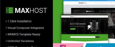 MaxHost v8.5.0 - Web Hosting, WHMCS and Corporate Business WordPress Theme with WooCommerce