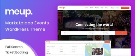 Meup v1.4.5 - Marketplace Events WordPress Theme