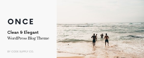 Once v1.2.2 - Clean & Elegant WordPress Blog Theme