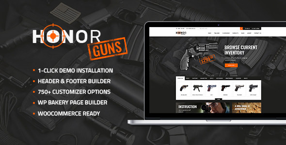 Honor v1.4.0 - Shooting Club & Weapon Store Theme