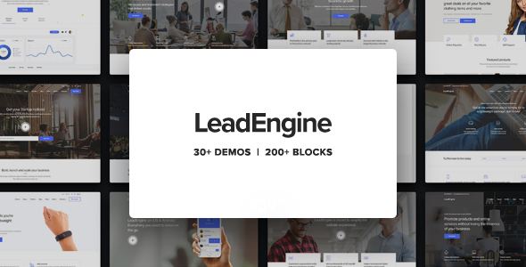 LeadEngine v3.6 - Multi-Purpose Theme with Page Builder