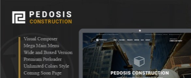 Pedosis - Construction Responsive WordPress Theme