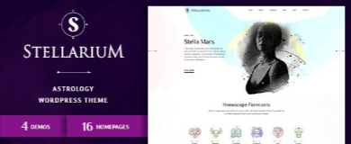 Stellarium v1.2.0 - Horoscope and Astrology WordPress Theme