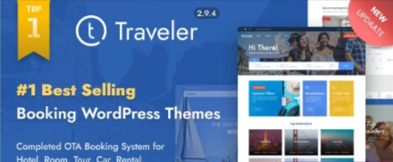 Traveler v3.0.2 - Travel Booking WordPress Theme