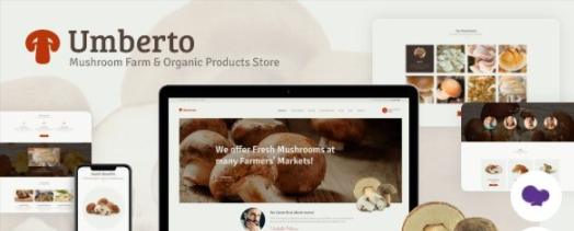 Umberto v1.2.3 - Mushroom Farm & Organic Products Store WordPress Theme