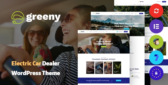 Greeny v1.0 - Electric Car Dealership WordPress Theme