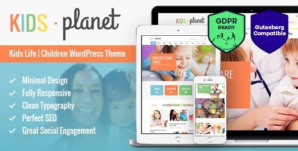 Kids Planet v2.2.7 - A Multipurpose Children WordPress Theme