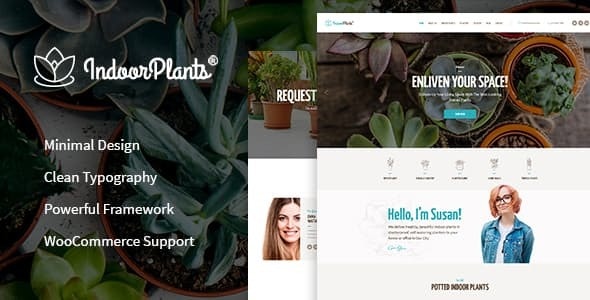 Indoor Plants v1.2.4 - Houseplants store & Gardening WordPress Theme