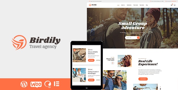 Birdily v1.0.5 - Travel Agency & Tour Booking WordPress Theme