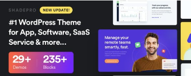ShadePro v3.4.4 - Startup & SaaS WordPress Theme