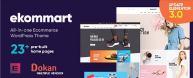 ekommart v3.7.7 - All-in-one eCommerce WordPress Theme