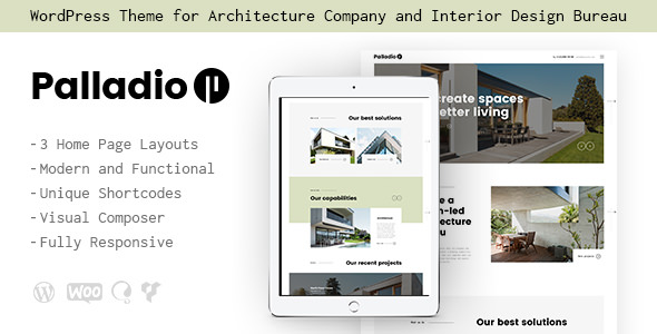 Palladio v1.1.6 - Interior Design & Architecture Theme