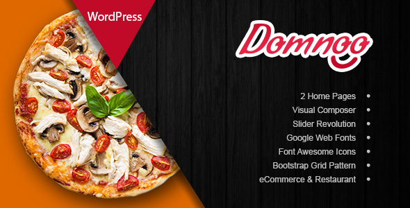 Domnoo v1.29 - Pizza & Restaurant WordPress Theme
