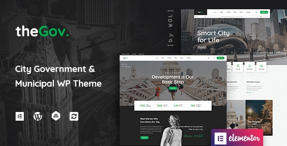 TheGov v1.2.3 - Municipal and Government WordPress Theme