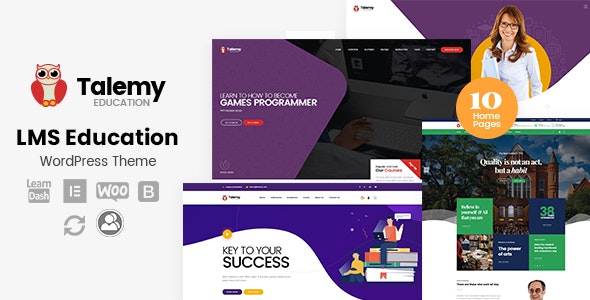 Talemy v1.2.14 - LMS Education WordPress Theme