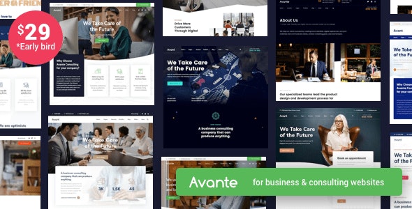 Avante v2.7.3 - Business Consulting WordPress