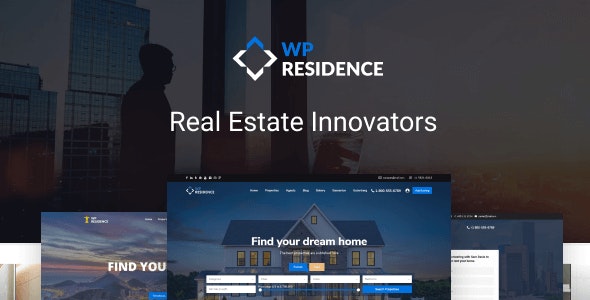 WP Residence v4.5.0 - Real Estate WordPress Theme